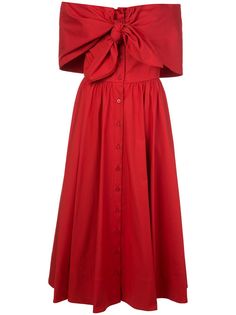 Oscar de la Renta платье асимметричного кроя