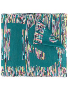Missoni трикотажный шарф с логотипом
