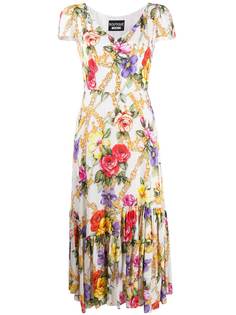 Boutique Moschino платье миди с принтом Baroque