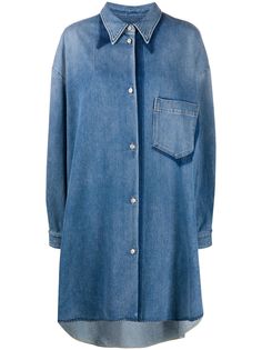 MM6 Maison Margiela джинсовое платье-рубашка