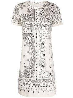 Tory Burch платье-футболка с принтом