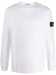 Stone Island однотонная футболка
