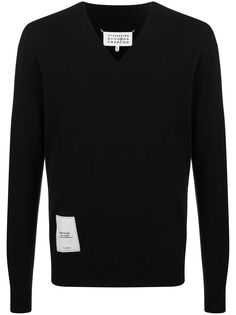 Maison Margiela кардиган с нашивкой-логотипом