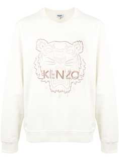 Kenzo logo embroidered cotton sweatshirt