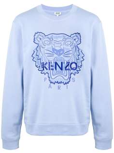 Kenzo logo embroidered cotton sweatshirt