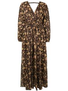 Matteau платье макси с открытой спиной