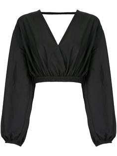 Matteau укороченная блузка с открытой спиной