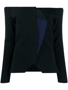 Roland Mouret блузка в стиле колор-блок