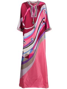Emilio Pucci Occhi-print silk dress