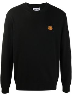 Kenzo джемпер с нашивкой Tiger
