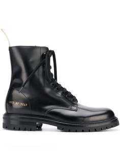 Common Projects ботинки на шнуровке в армейском стиле