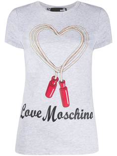 Love Moschino футболка с логотипом