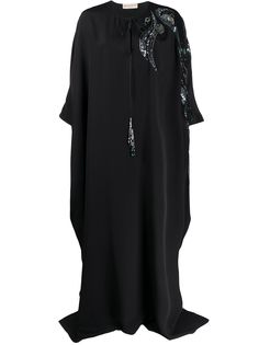 Emilio Pucci декорированное платье-кафтан
