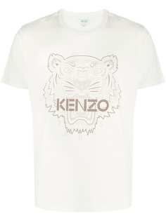Kenzo футболка с принтом Tiger