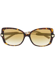 Versace Eyewear солнцезащитные очки в массивной оправе
