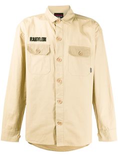 Babylon LA рубашка из рипстопа с вышитым логотипом