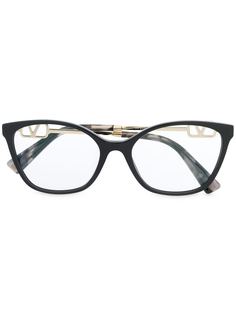 Valentino Eyewear очки в круглой оправе