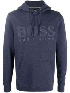 BOSS худи с вышитым логотипом