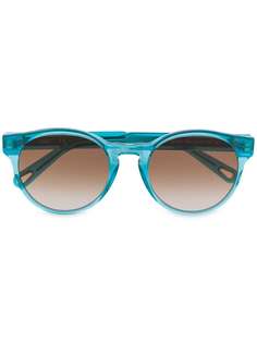Chloé Eyewear солнцезащитные очки в круглой оправе с затемненными линзами