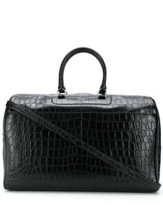Saint Laurent сумка 24 Hour с тиснением под кожу крокодила