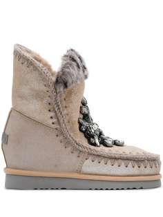 Mou ботинки Eskimo с кристаллами