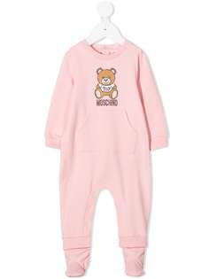 Moschino Kids комбинезон для новорожденного с принтом Toy Bear