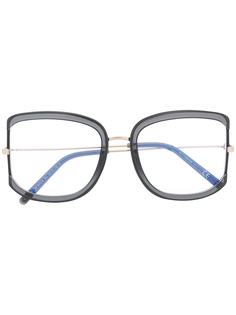 Tom Ford Eyewear oversized square frame glasses