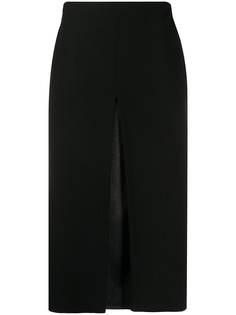 Jil Sander юбка А-силуэта со складкой