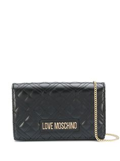 Love Moschino стеганая сумка через плечо с логотипом