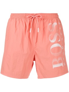 Boss Hugo Boss плавки-шорты с логотипом