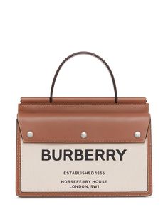 Burberry сумка Horseferry с принтом