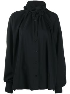 MM6 Maison Margiela блузка с длинными рукавами и сборками