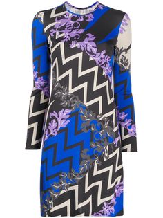 Emilio Pucci приталенное платье мини Lupa