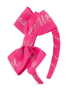 Monnalisa ободок с логотипом