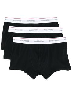 Dsquared2 комплект из трех боксеров с логотипом