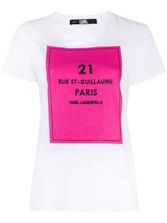 Karl Lagerfeld футболка с короткими рукавами и логотипом