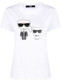 Karl Lagerfeld футболка с логотипом