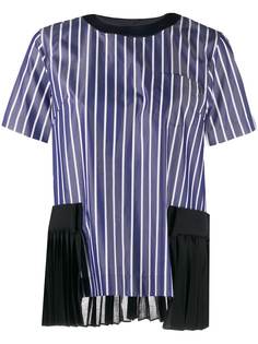 Sacai футболка в полоску