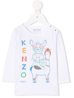 Kenzo Kids футболка с логотипом