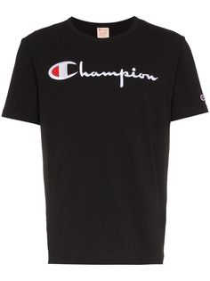 Champion футболка с вышитым логотипом