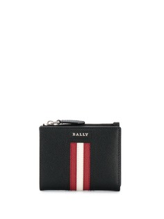 Bally кошелек из зернистой кожи в полоску