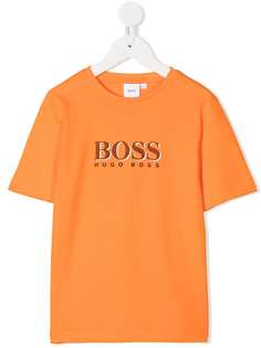 Boss Kids футболка с короткими рукавами и логотипом