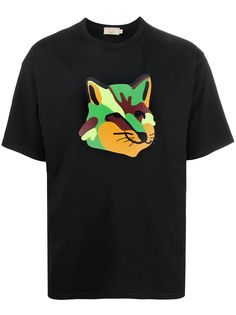 Maison Kitsuné футболка с логотипом