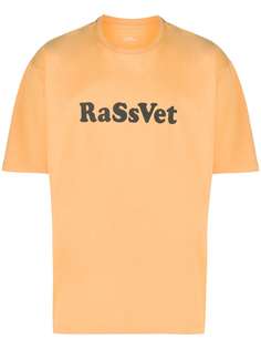 Rassvet футболка с круглым вырезом и логотипом Рассвет