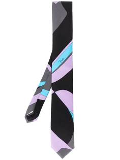 Emilio Pucci галстук с абстрактным принтом
