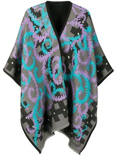 Emilio Pucci объемный шарф с абстрактным принтом