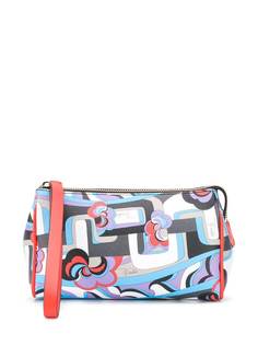 Emilio Pucci косметичка с абстрактным принтом