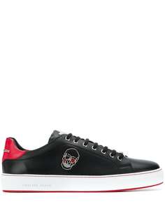Philipp Plein кеды с декором Skull