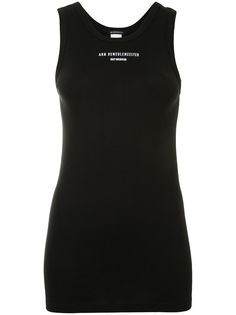 Ann Demeulemeester топ без рукавов с логотипом