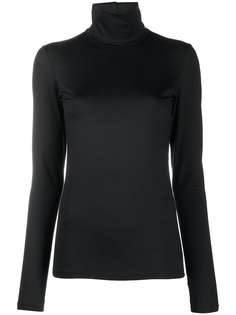 Jil Sander топ из джерси с высоким воротником